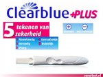 Clearblue PLUS prueba de embarazo
