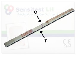 Sensitest prueba de ovulacin con una lnea. No eres frtil an.